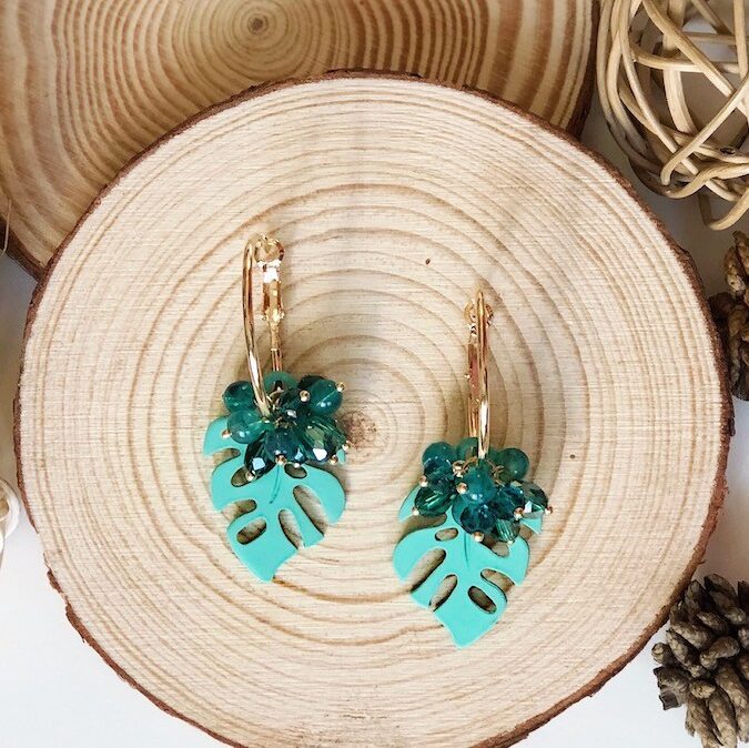 pendientes turquesas